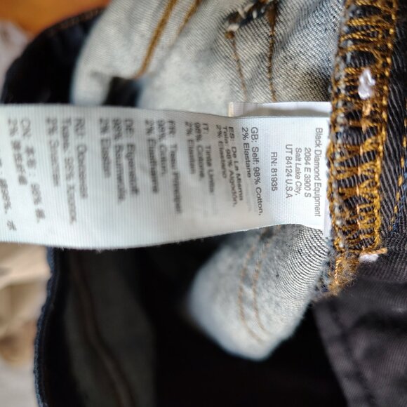 Black Diamond Jeans Mens Size 31x31 Blue Dark Wash Tapered Stretch 109461 - Picture 12 of 14